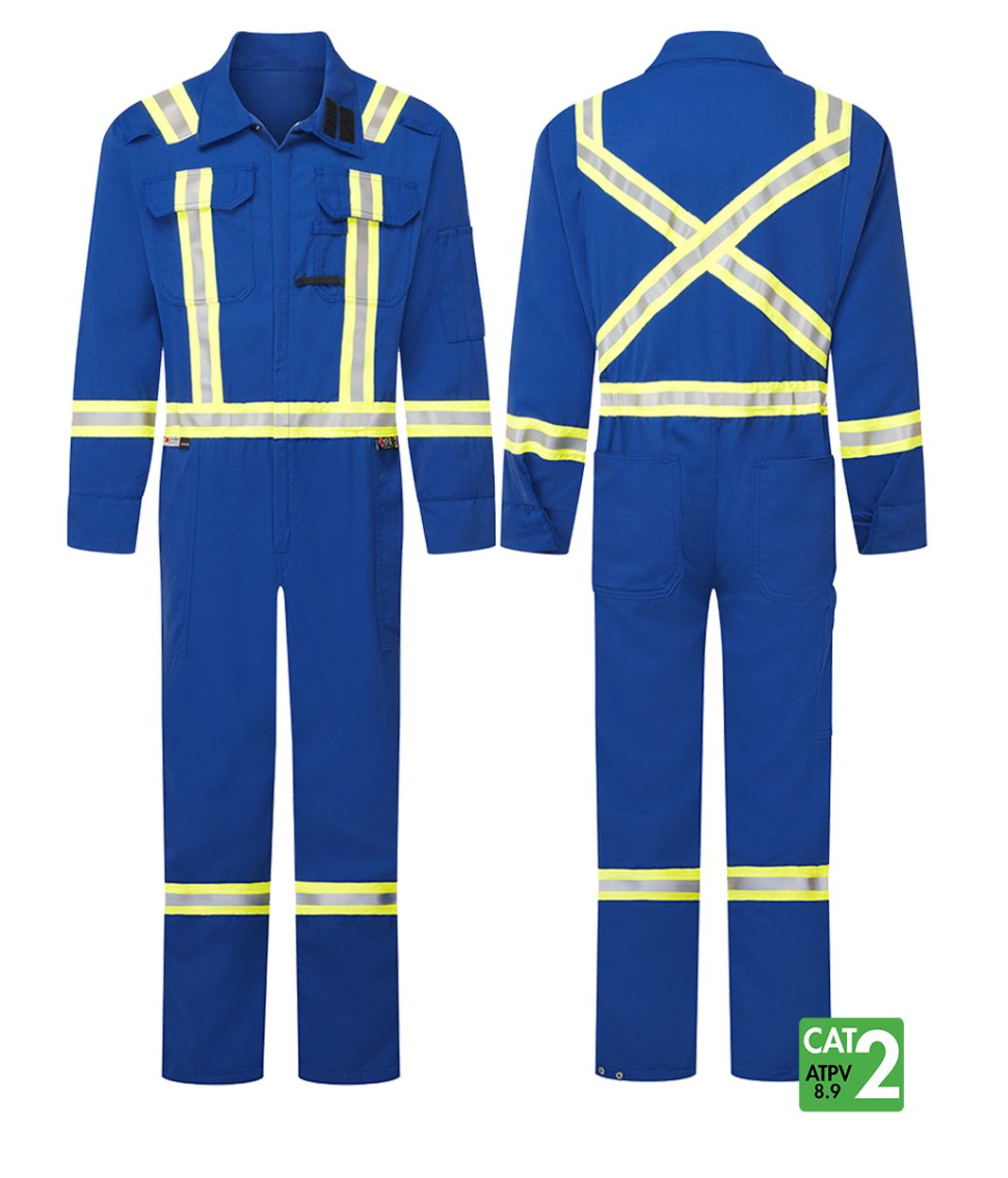 Westex® DH Antistat 6.5 oz Deluxe Coveralls - Royal Blue