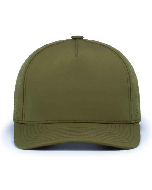 Moss olive green snapback hat