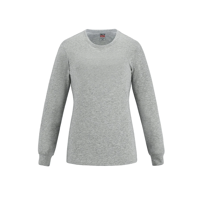 CSW 24/7 S05616 - Breeze - Ladies Ring Spun Combed Cotton Long Sleeve Crewneck T-Shirt